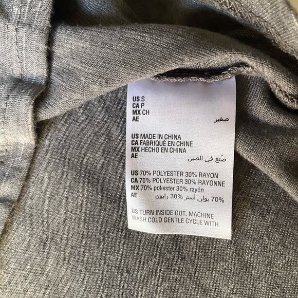 Style & Co Women’s Short Sleeve Screw Neck T-shirt size S, Floral Gray - Picture 6 of 8